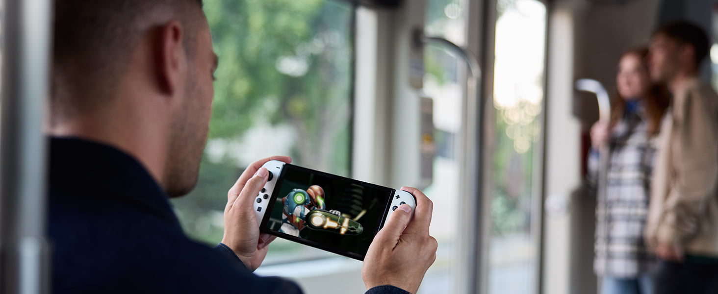 Nintendo Switch OLED Console with White Joy-Con Nintendo Switch OLED Console with White Joy-Con